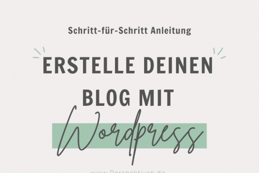 Blog erstellen Wordpress